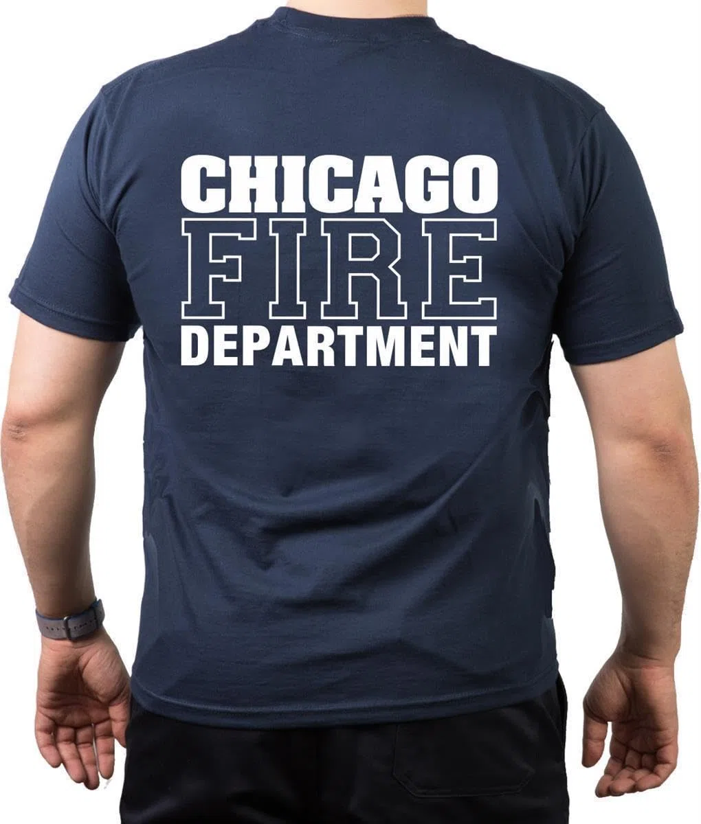 Chicago FIRE Dept. Standard, Navy T-Shirt