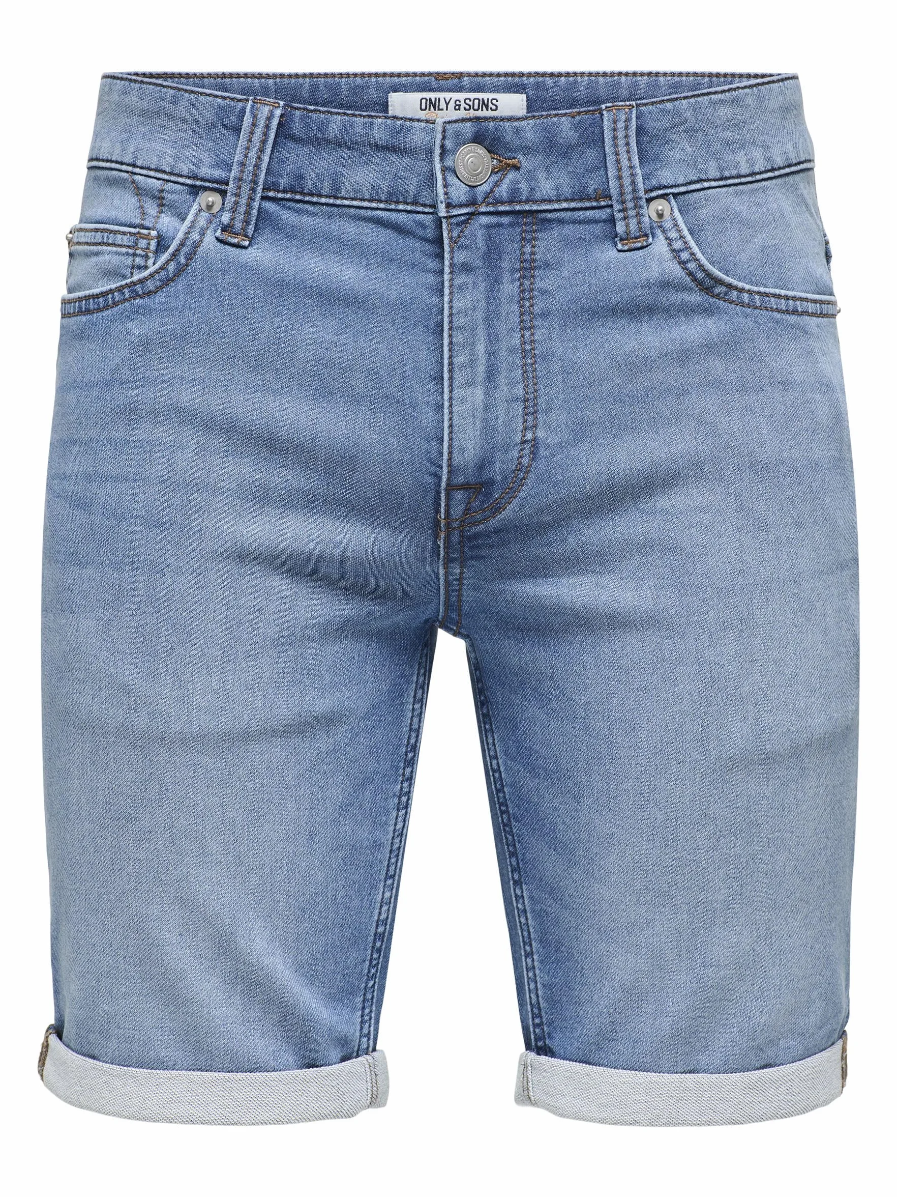 Herren O&S Denim Capri Jeans Shorts 3/4 Bermuda Pants Sommer Hose Kurze Freizeit Trousers ONSPLY