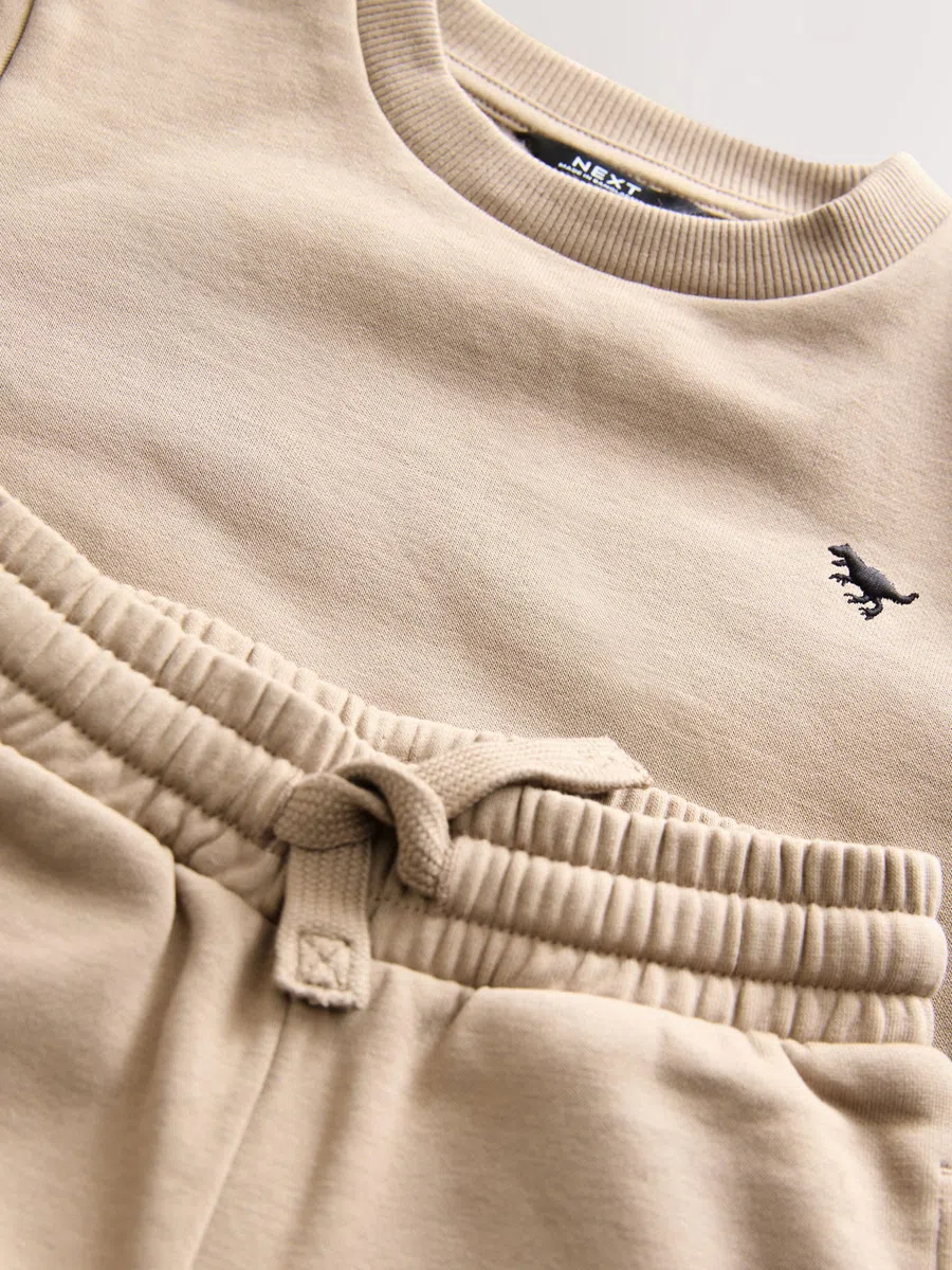NEXT Jungen Logo Jogginghose und Sweatshirt im Set 62-122