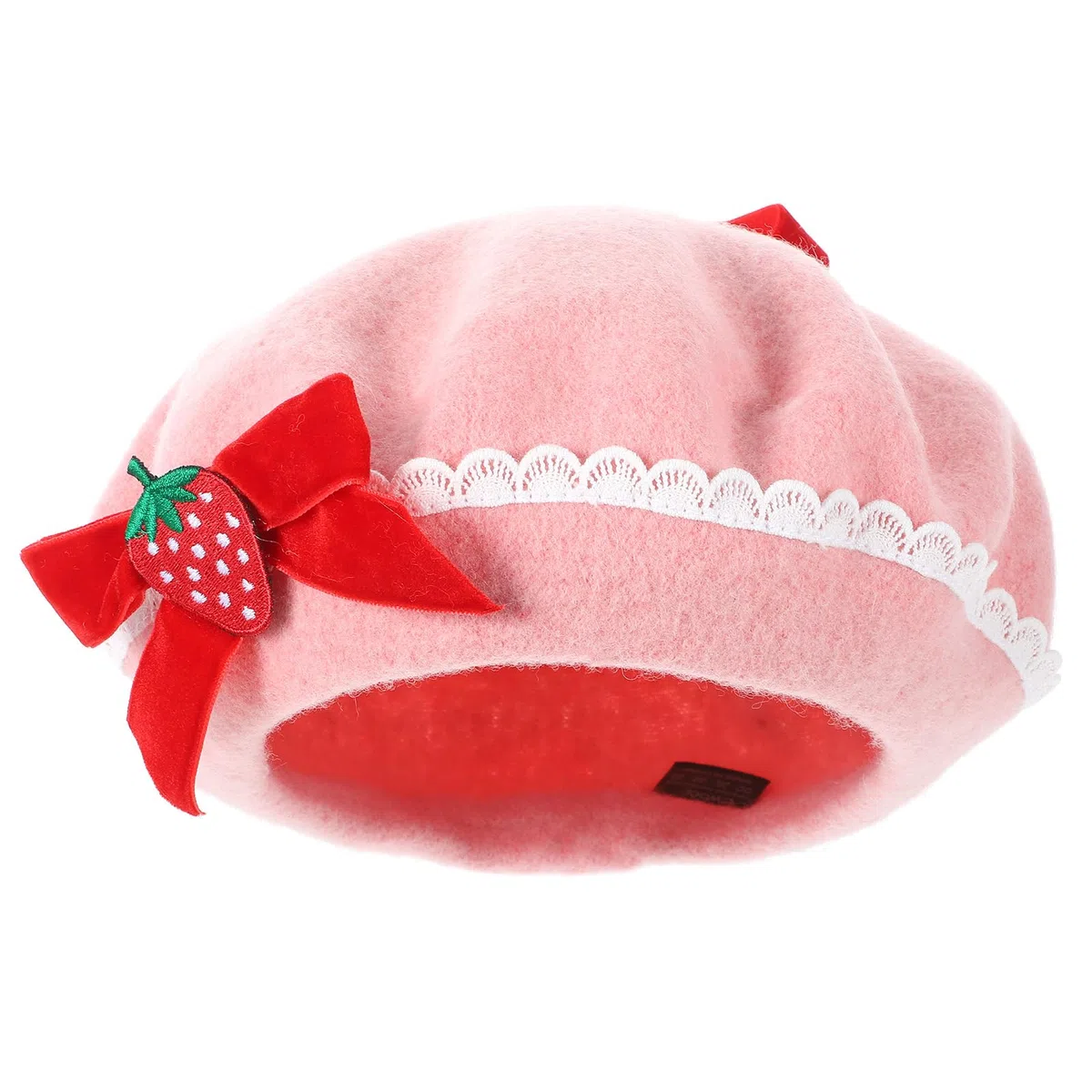 Abaodam Damen Baskenmütze Mit Schleife Aus Warmer Wolle Modischer Beret Für Outdoor Und Festliche Anlässe Atmungsaktive Und Bequeme Mütze Stilvolles Frauen Accessoire 10.24X10.24X2.56 Zoll