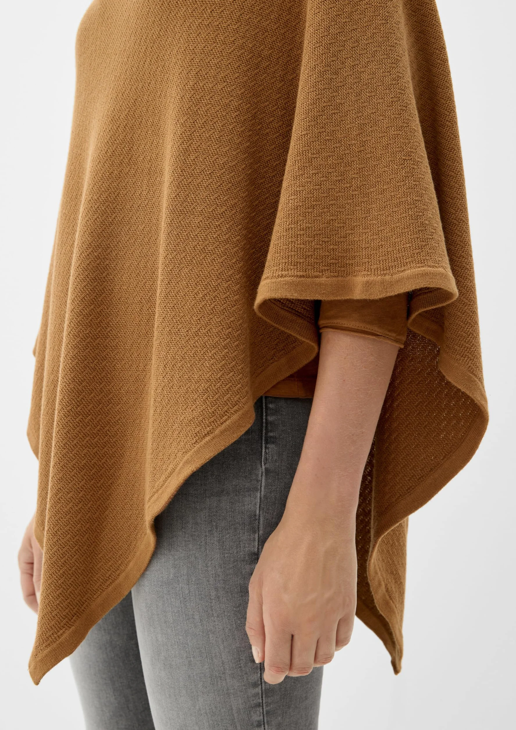 s.Oliver Poncho aus Baumwollmix