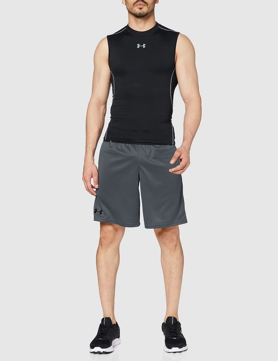 Under Armour Herren UA Tech Mesh Short atmungsaktive Sweatshorts mit Seitentaschen, komfortable kurze Hose mit loser Passform