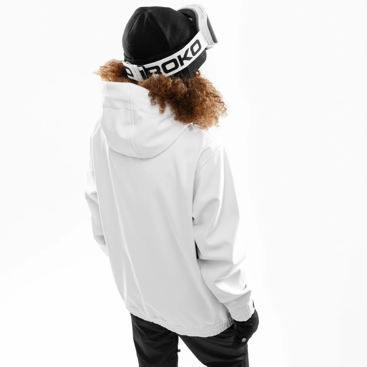 SIROKO - Snowboardjacke mit Kängurutasche für Damen W3-W Antarctica