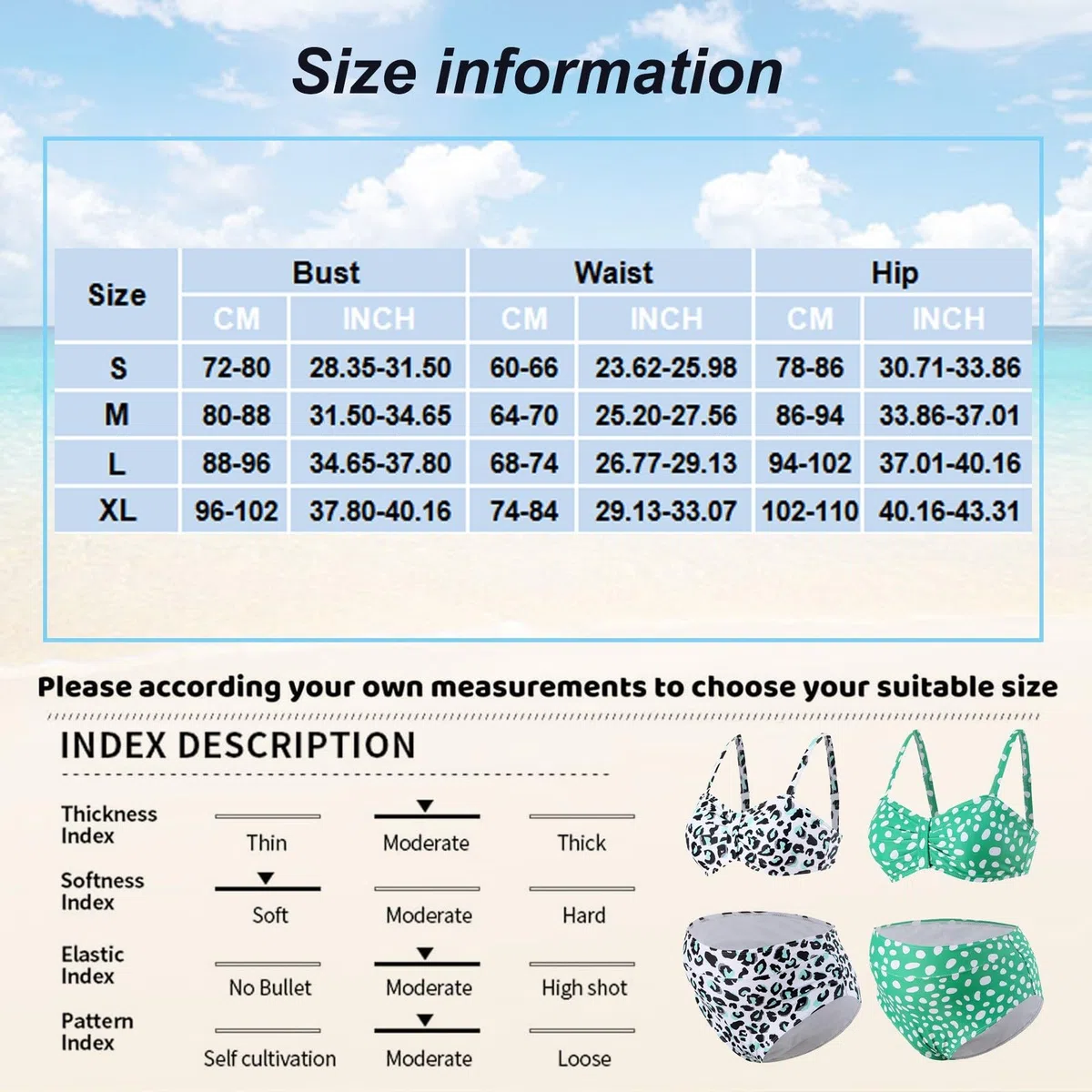 Generisch Bademode Für Schwangere Bikini Set Oberteil&Bikinihose Große GrößenUmstandskleid Sommer Strand Kleidung Umstandsbademode Elegant Fotoshooting Umstandsbikini
