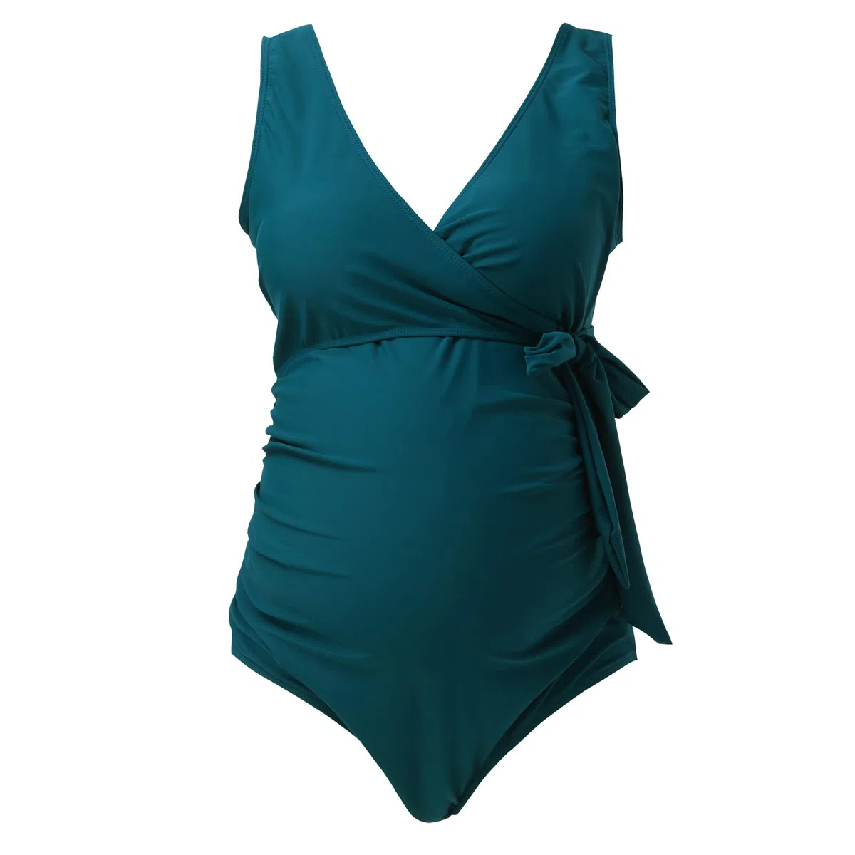 Badeanzug Umstandsmode Damen Sommer Elegant Schwangerschafts Umstandsbademode V-Ausschnitt Einteilige Umstandsbadeanzug Swimsuit Große Größe Push Up Bikini