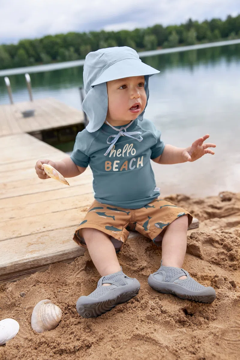 LÄSSIG Unisex Baby Schwimmshirt Kinder Rash-Guard-Shirt (1er Pack)