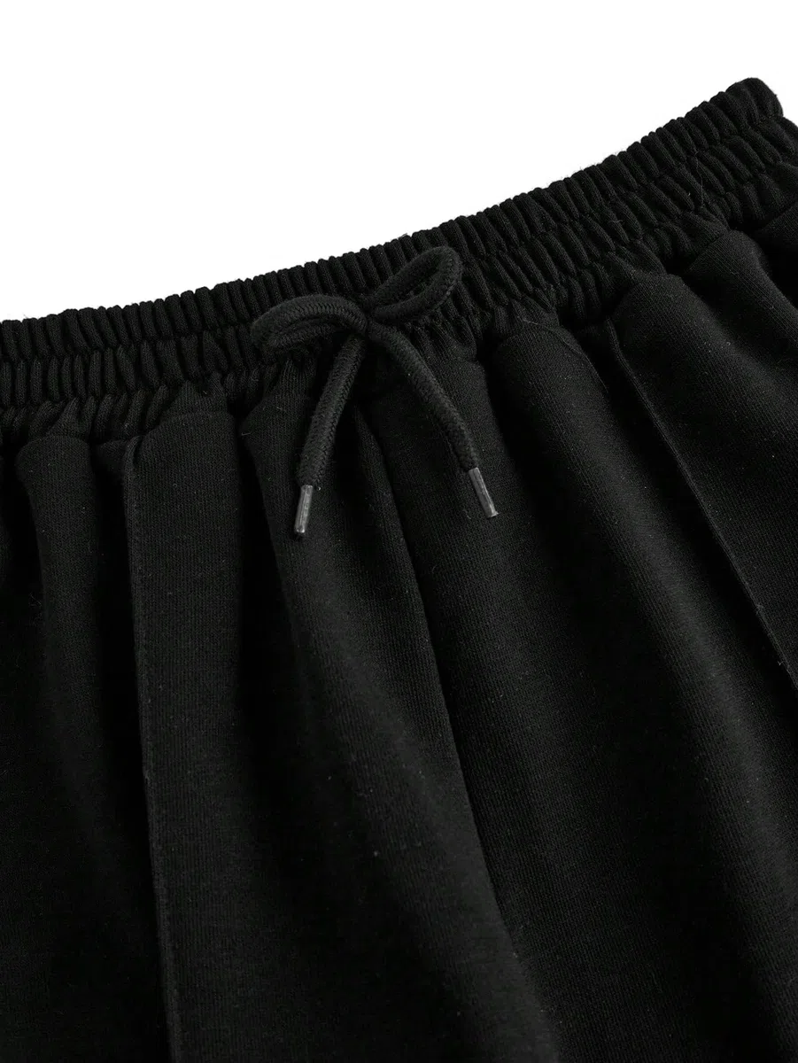 SweatyRocks Mädchen Hosen Lässig Weites Bein Hose Jogginghose mit Taschen Elastischer Bund Sweathose Locker Freizeithose