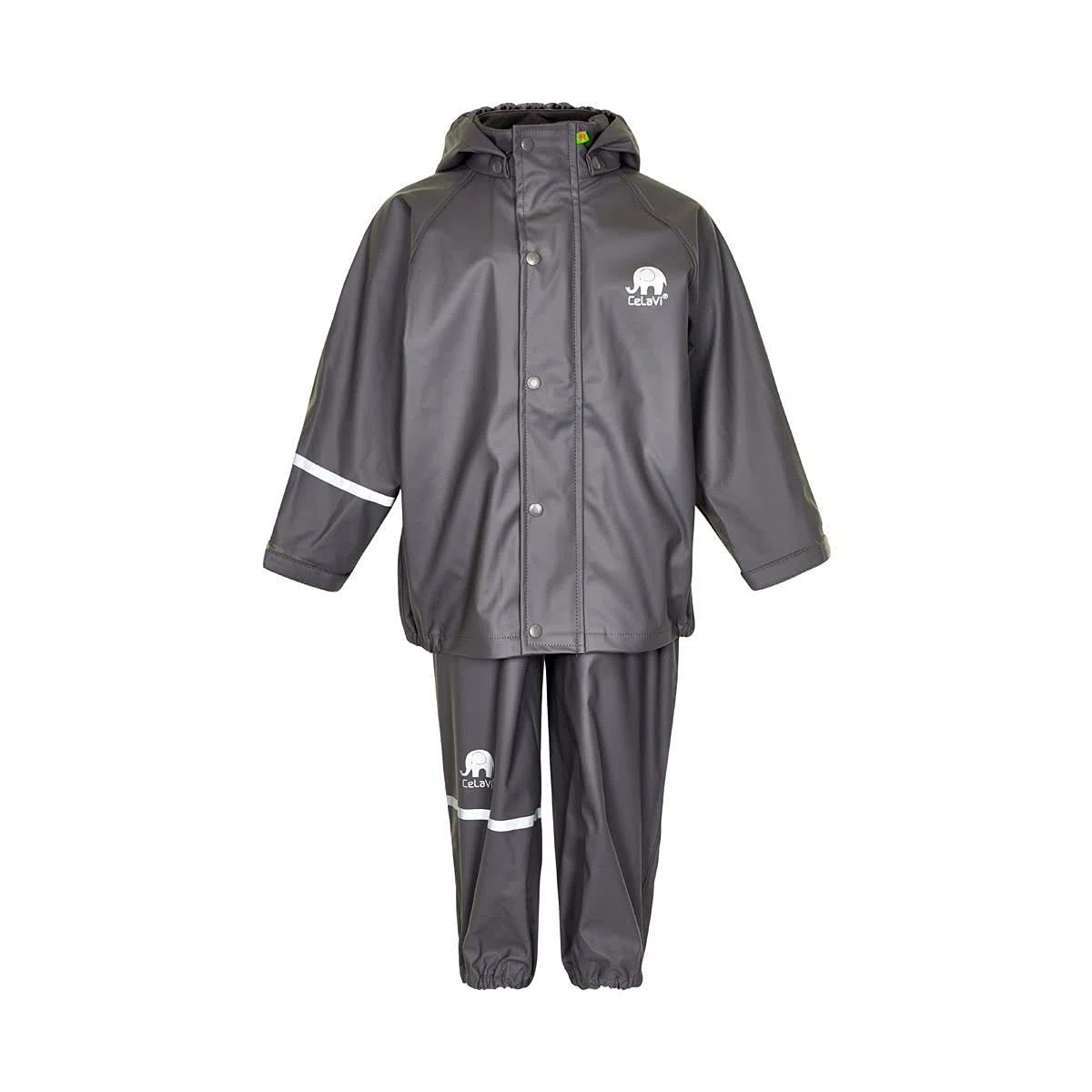 Celavi Jungen Basic Rainwear Set -Solid Pu Regenjacke (1er Pack)