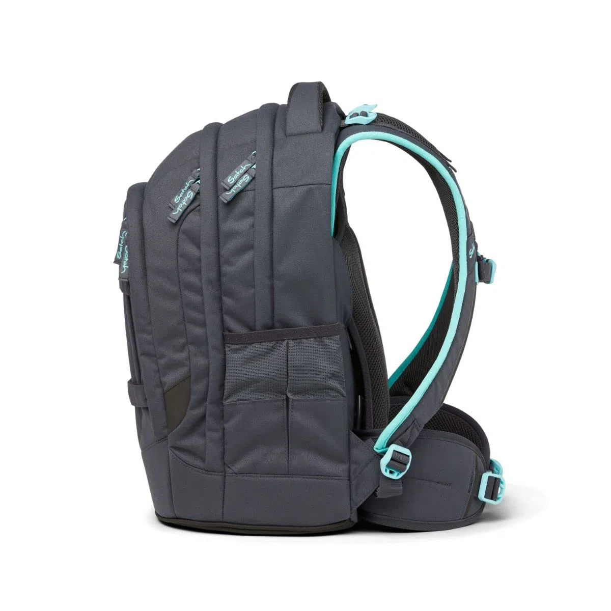 Satch Pack Schulrucksack Set 2tlg. mit Schlamperbox (Mint Phantom)