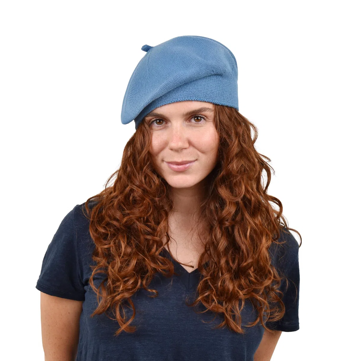 MELEGARI Damen Baskenmütze | 100% Baumwolle | Sofia Beret | Frühling Sommer