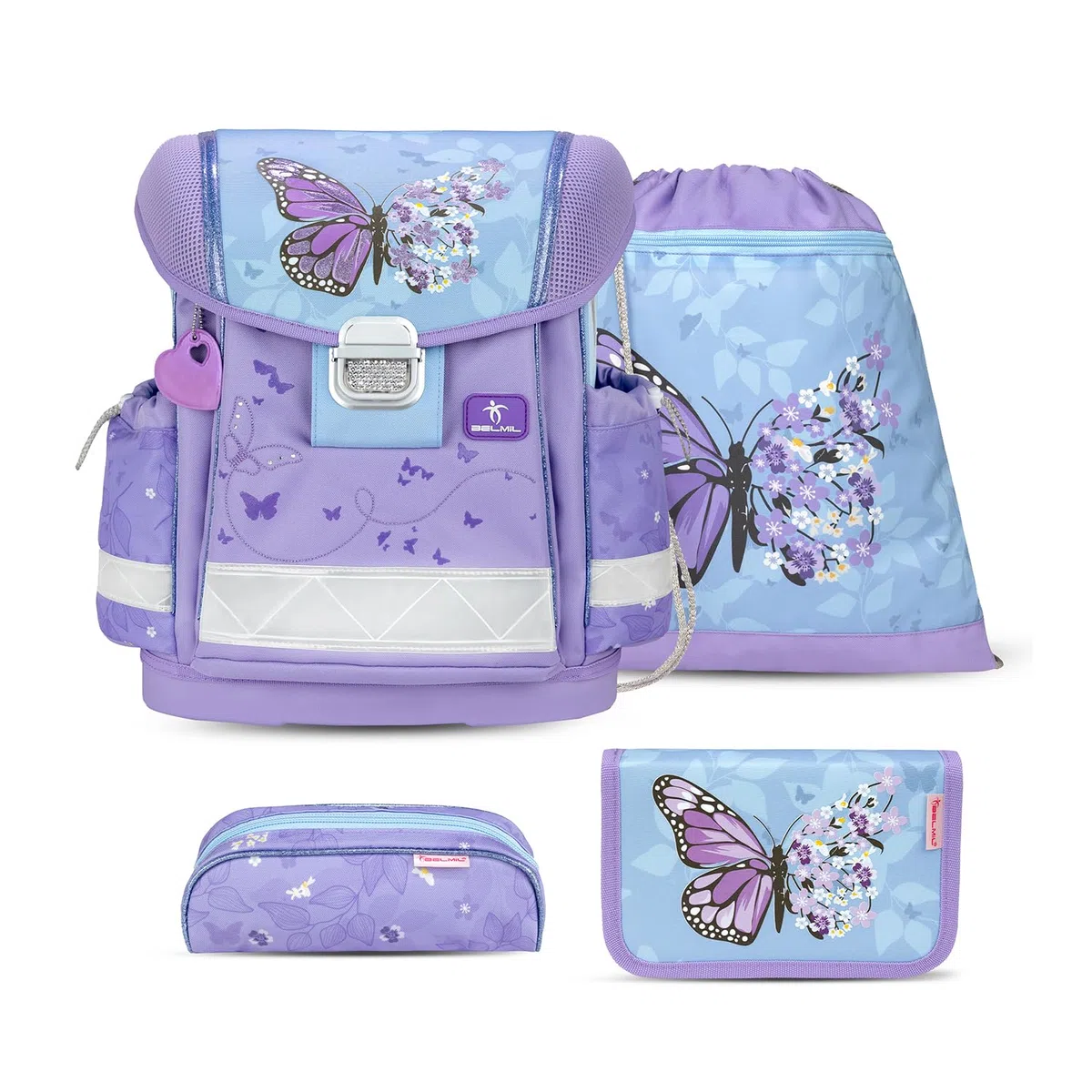 Belmil Classy Schulranzen Set 4 - teilig (403-13/AG/S)