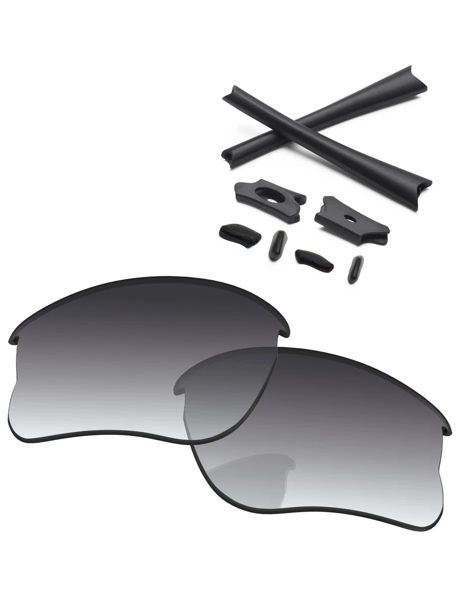 Ersatzlinsen & Gummi-Kits für for Oakley Flak Jacket XLJ OO9009
