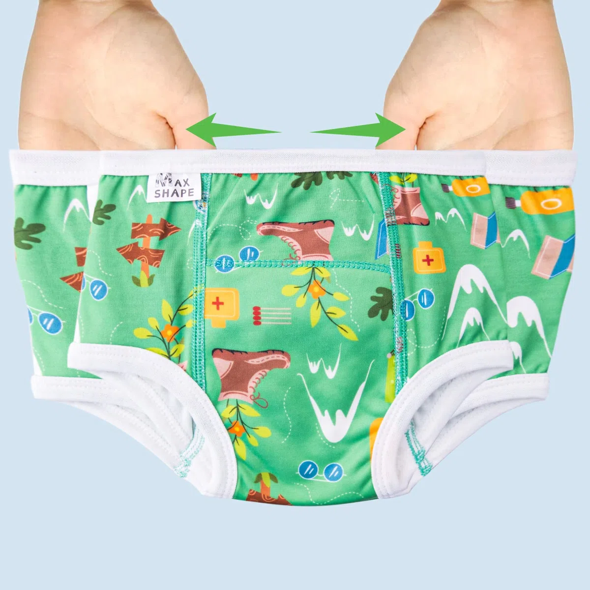 Baby Töpfchen Training Hose, Töpfchen Trainingshose Kinder 7 Pack, Töpfchen Training Unterwäsche für Jungen 2T, 3T, 4T, 5T, 6T
