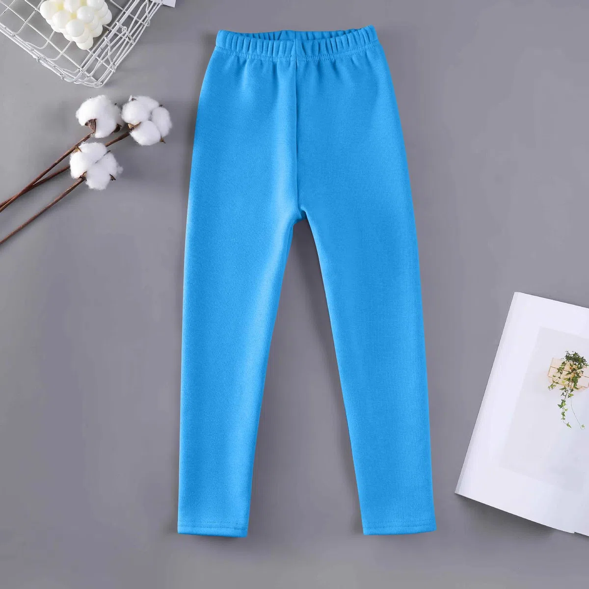 Fleece-gefütterte Leggings für Mädchen, Kinder, volle Länge, Thermo-Winter-Leggings, warme Strumpfhose, Schule, Schlupfhose, Kinder, lässig, schmale Passform, Baselayer-Hose