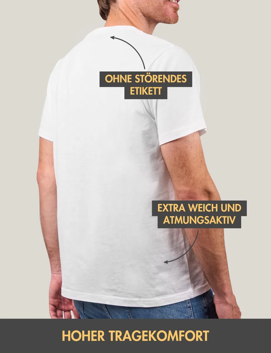 Basic Treasure 4-Pack T-Shirts für Herren 100% Baumwolle, T-Shirt Männer