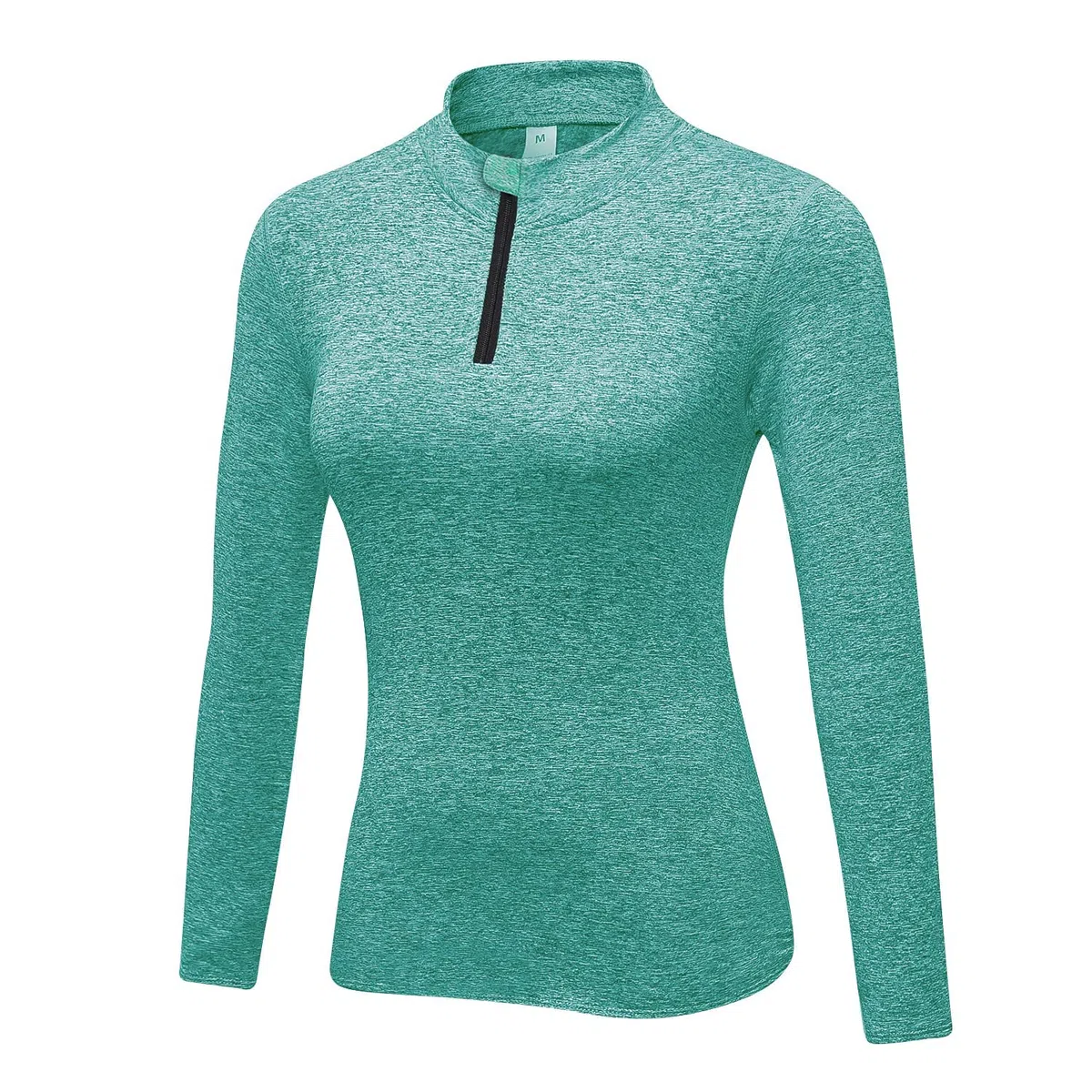 WOWENY Fleecepullover Damen 1/4 Zip Funktionsshirt Fleece warm Laufshirt Langarm mit Stehkragen, Atmungsaktive Langarmshirt Sportshirt Fitness Shirt Hoodies Outdoor Winter