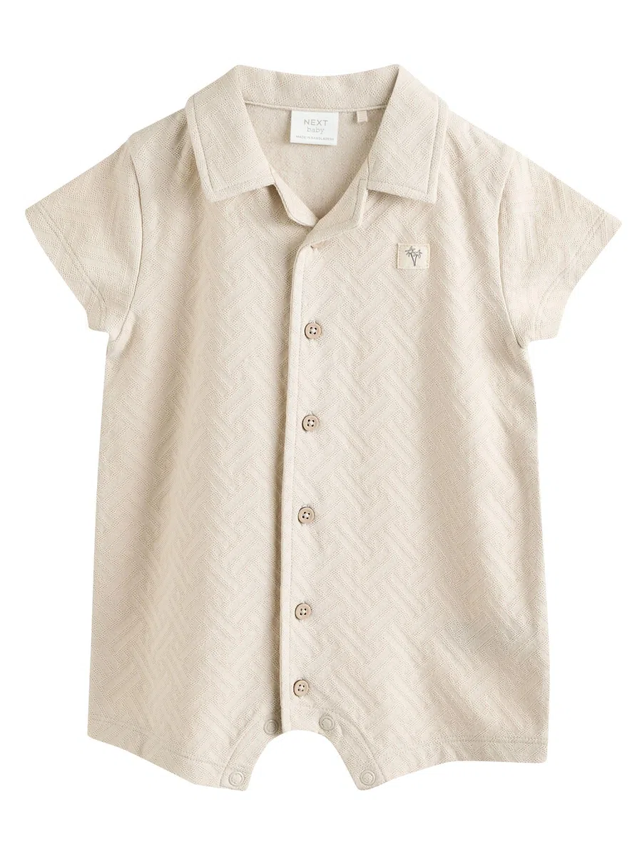 NEXT Baby Jungen Strampler aus 100% Baumwolle, 2er-Pack