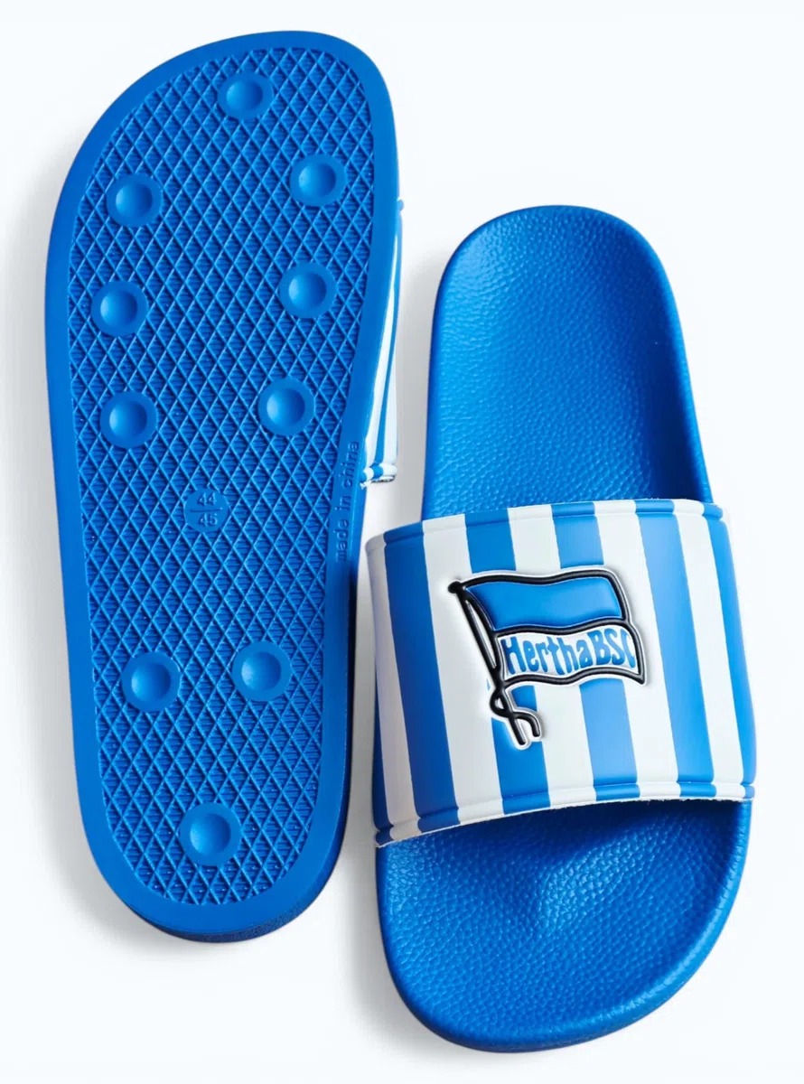Hertha BSC Berlin Badeschuhe - Logo - blau-weiß Badelatschen Badeschlappen HBSCB