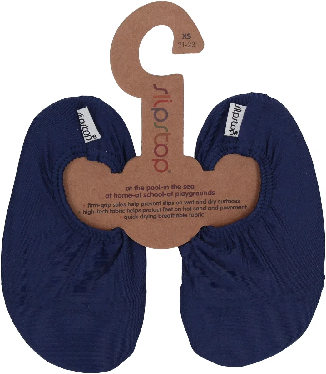 Slipstop Navy Wasserschuhe Kinder