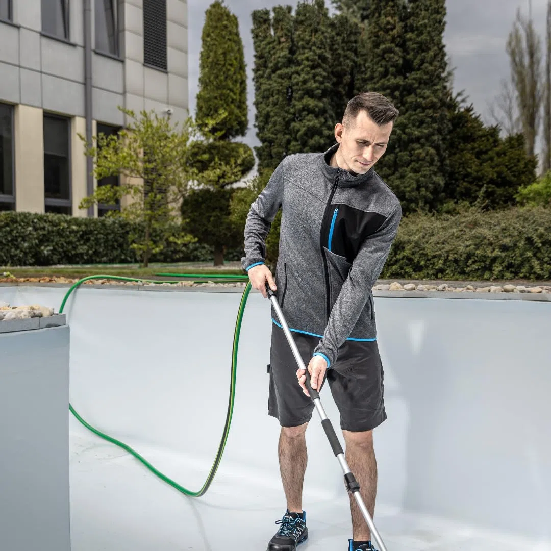 Högert Technik - WURNITZ Elastische Schutzshorts dunkelgrau | Professionelle WURNITZ Herren Schutzhosen | Flexible Arbeitshose Herren Arbeitshose | Langlebig und komfortabel Arbeiten