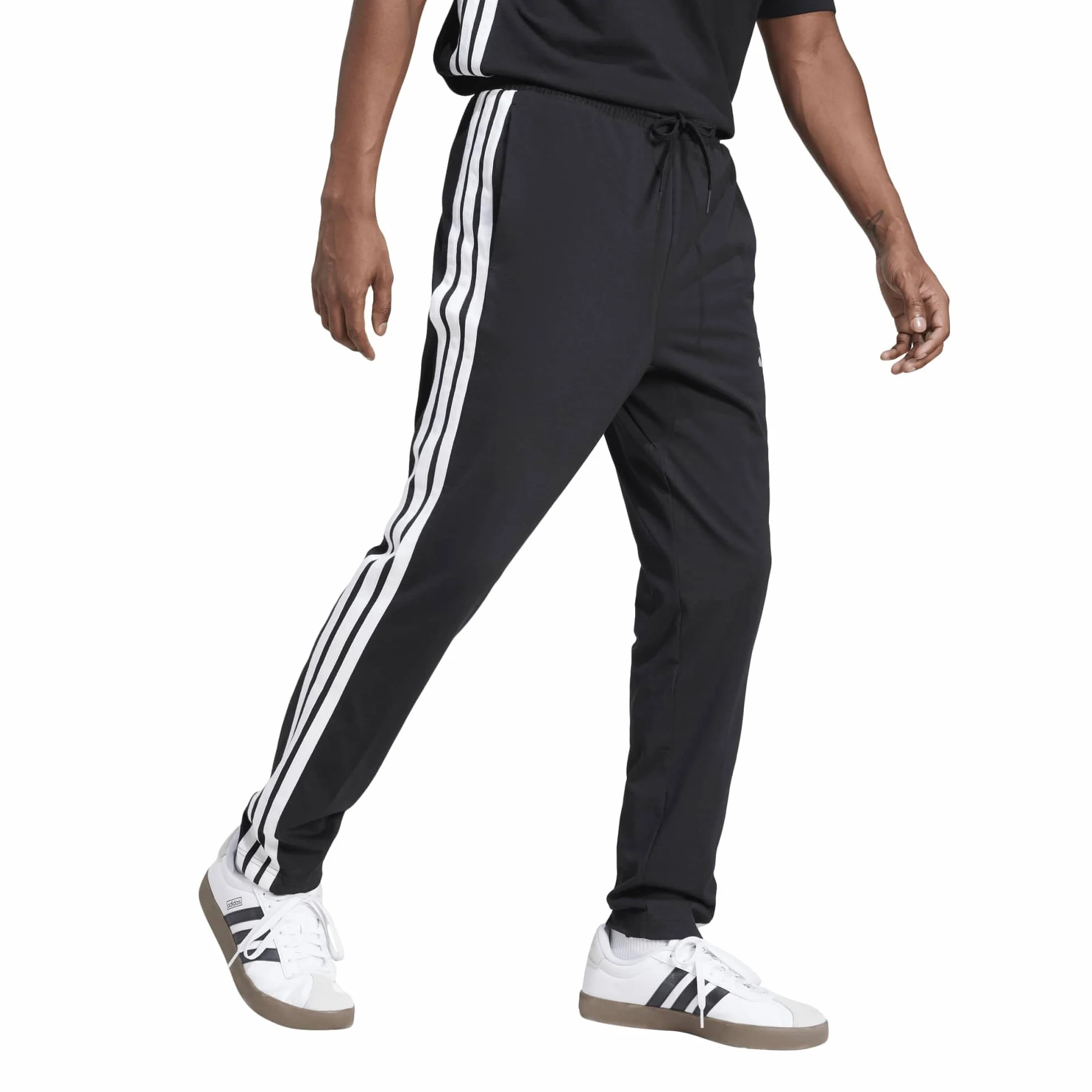 Adidas Herren Essential Three Stripes Single Jersey Pant