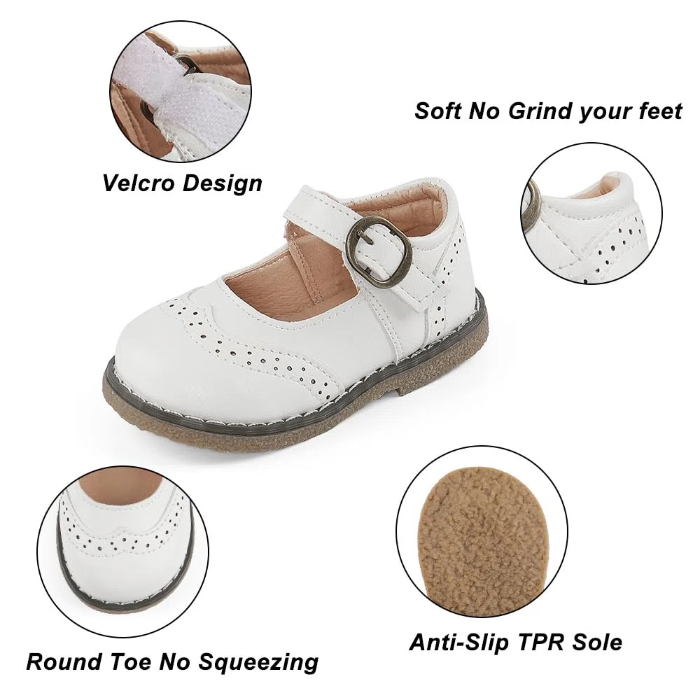 Ballerinas Mädchen Mary Jane Halbschuhe Für Mädchen Baby Kleinkind 1-6 Alter Gummisohle