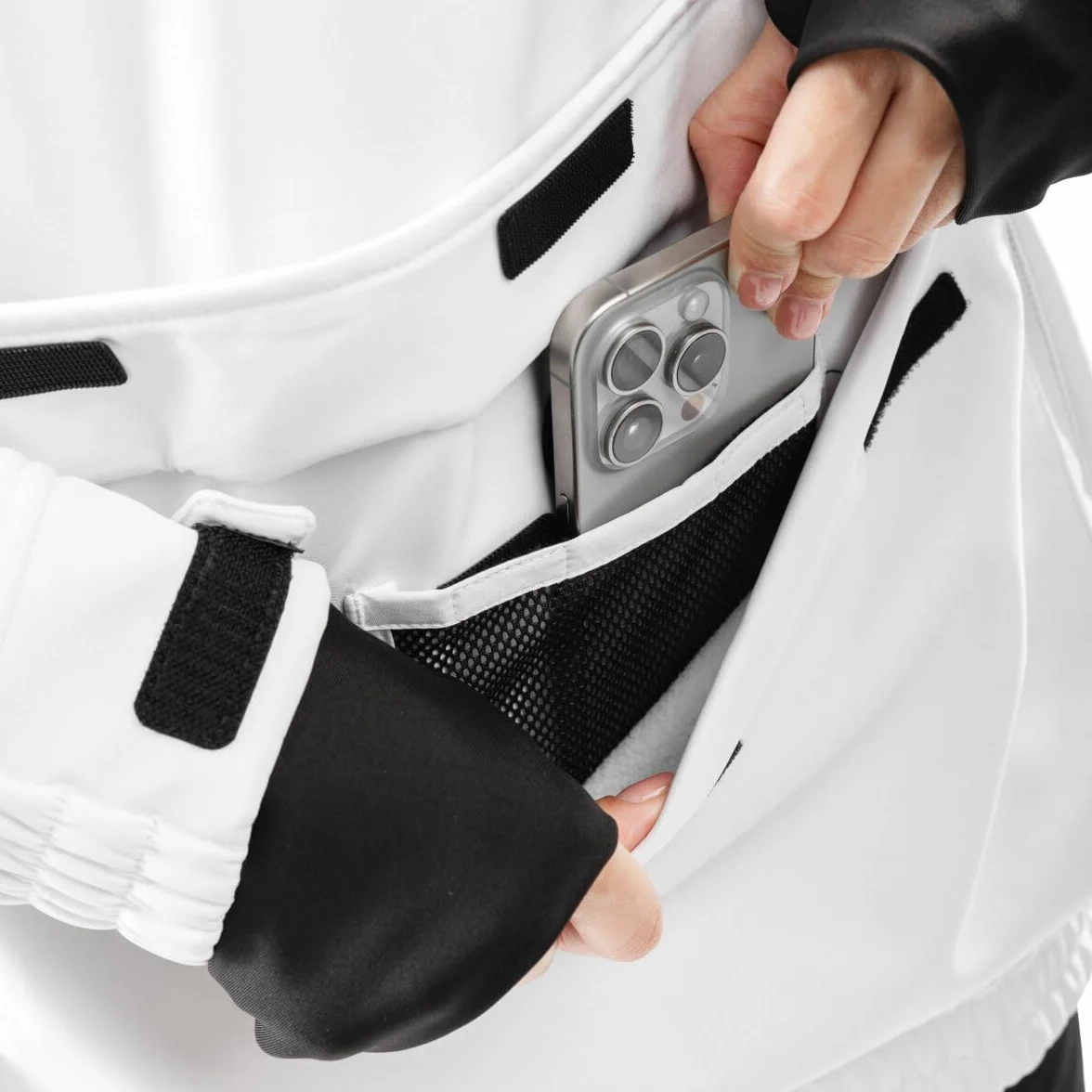 SIROKO - Snowboardjacke mit Kängurutasche für Damen W3-W Antarctica