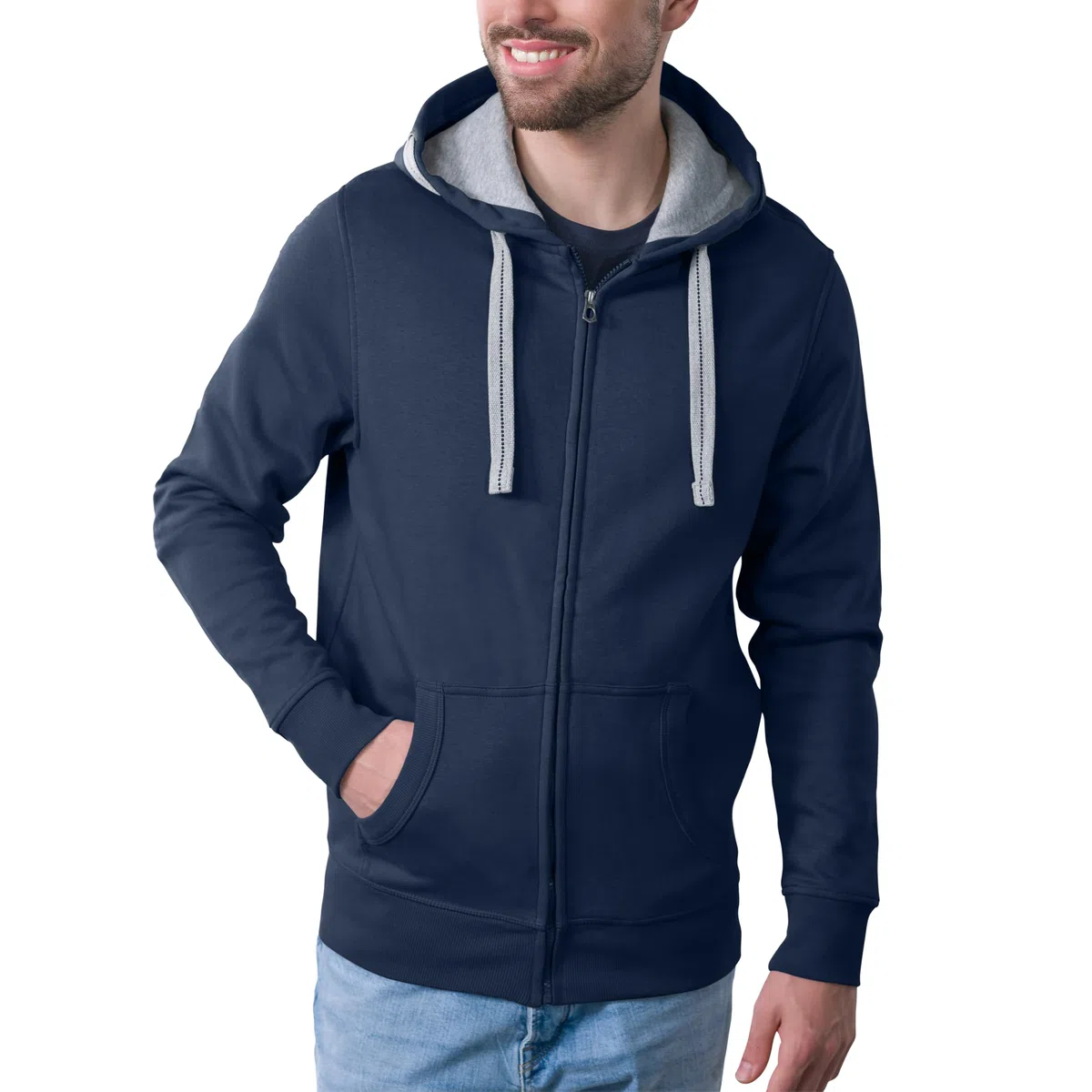 HRM Herren Jacket M Kapuzenpullover (1er Pack)