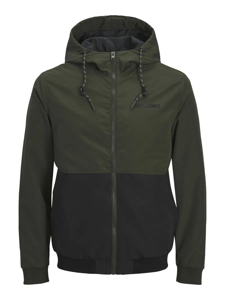 JACK & JONES Herren Jjerush Hood Bomber Noos Pls Bomberjacke