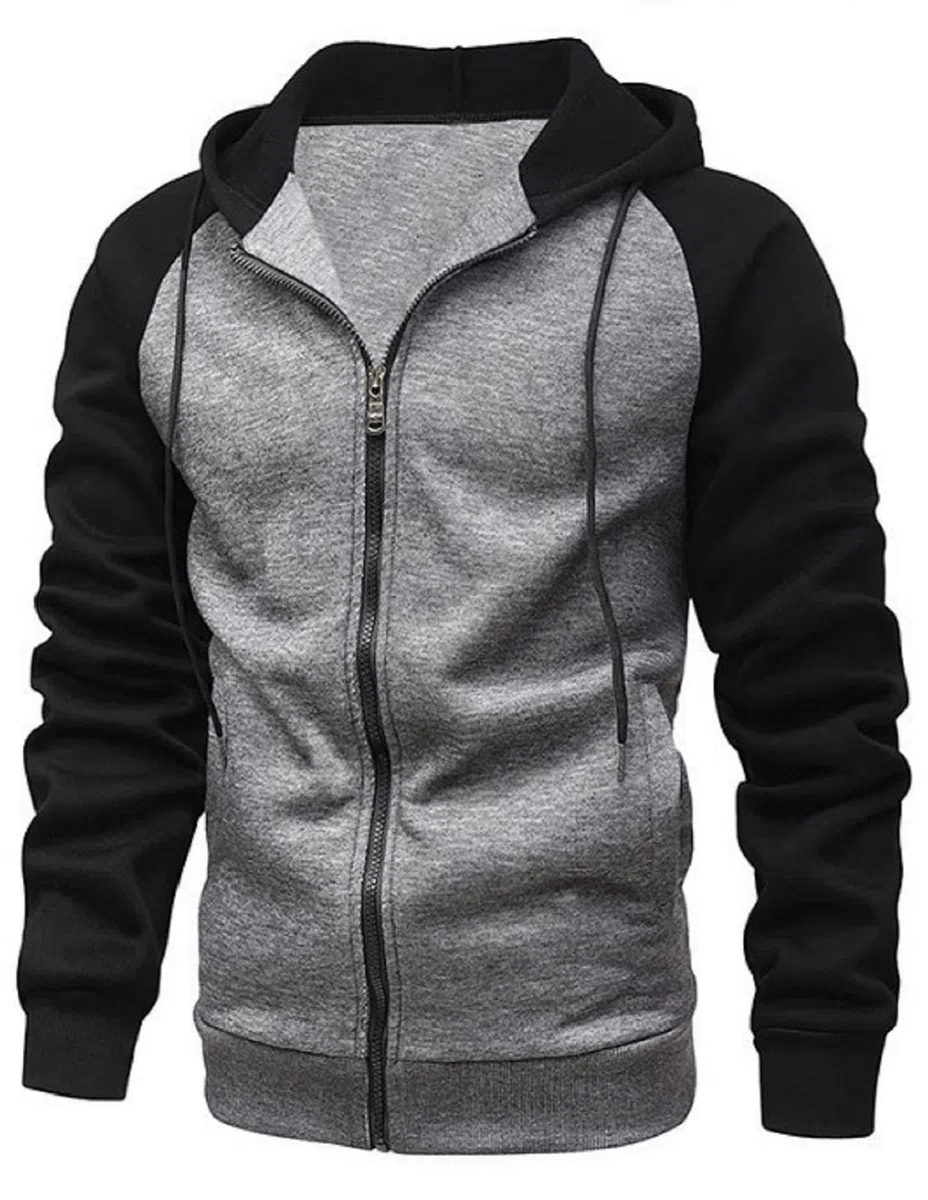 Sweatjacke Herren Zipper Hoodie Kapuzenjacke Herren Sweatjacke Mit Kapuze Sweatshirt Jacke Reißverschluss S-2XL