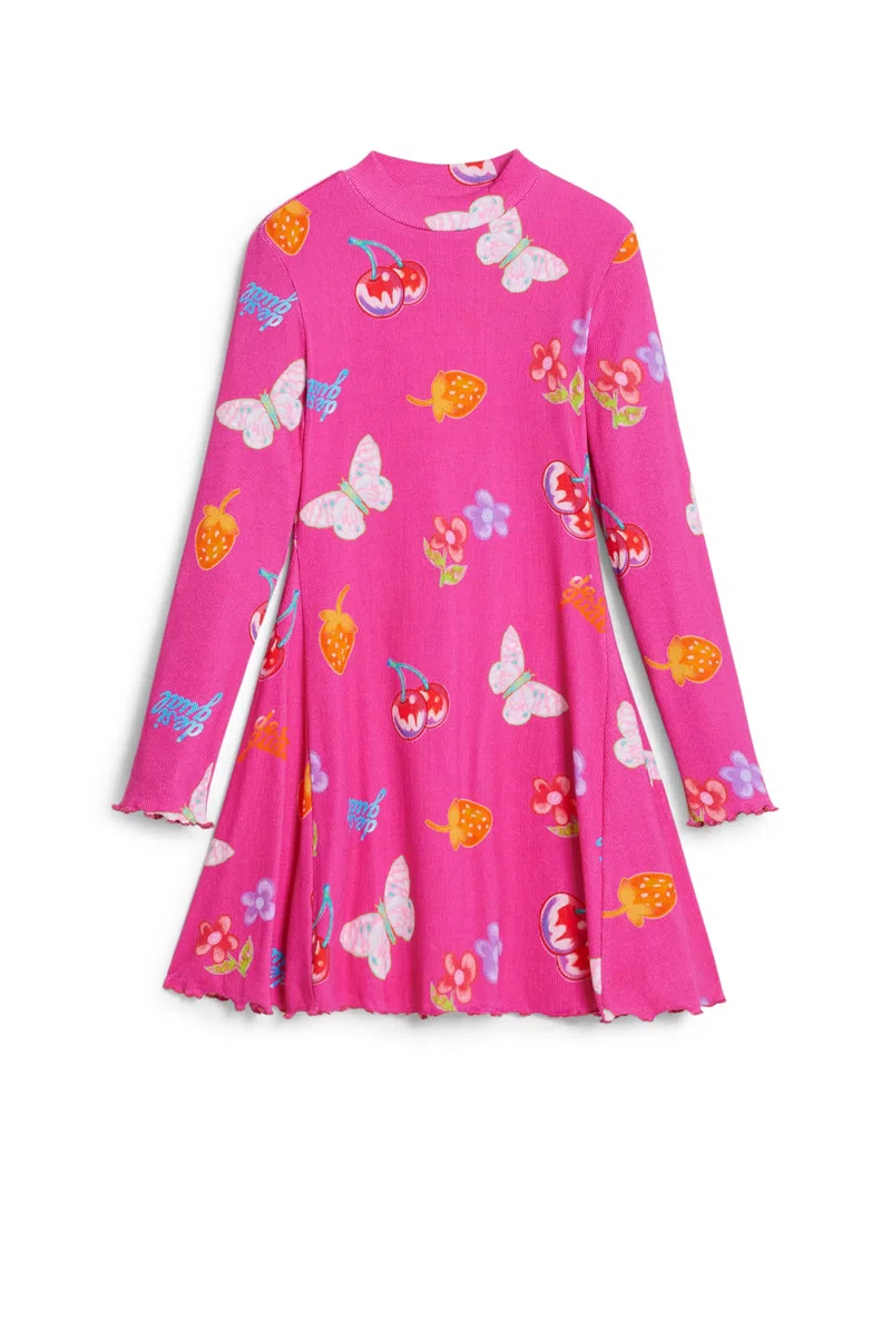 Desigual Unisex Kinder 25wgvk18 Kleid