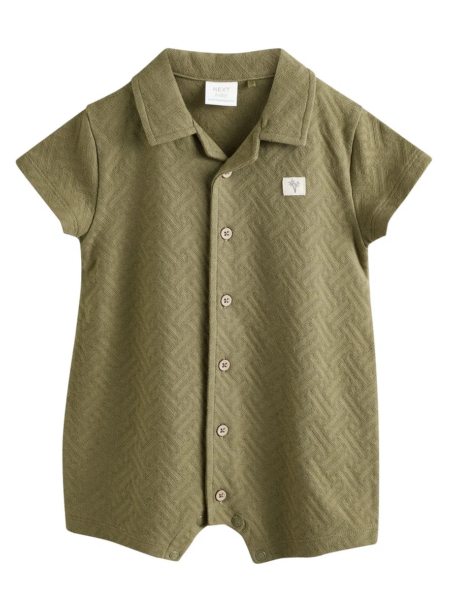 NEXT Baby Jungen Strampler aus 100% Baumwolle, 2er-Pack