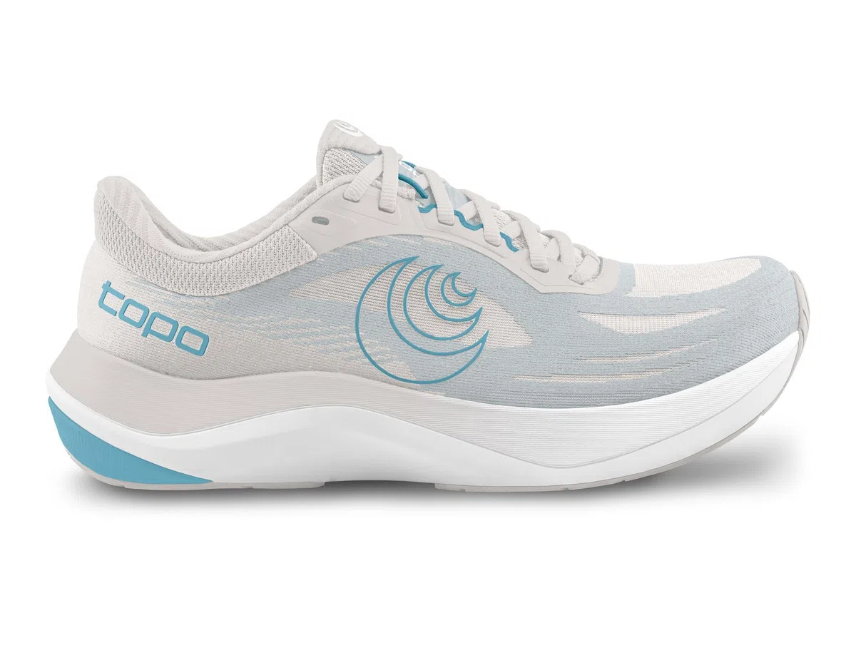 Topo Athletic Ultrafly 6 Laufschuhe Stabilitätsschuh Damen weiß - Grey/Sky 42
