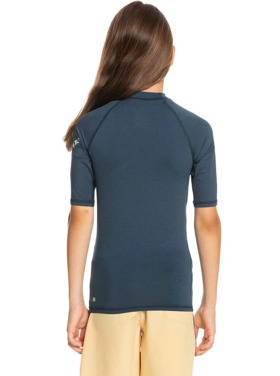 Quiksilver Jungen All Time Short Sleeve Youth Rashguard Surf Shirt Rash Guard Hemd