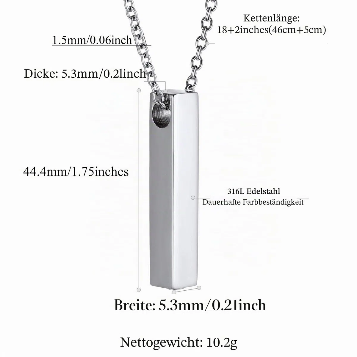 FindChic Personalisierter Memorial Urnen Anhänger Halskette Edelstahl Lebensbaum/Quader/Herz/Sanduhr/Katze Anhänger mit Trichter für Asche/Haare/Öl Charms Anhänger Gedenken für damen Herren