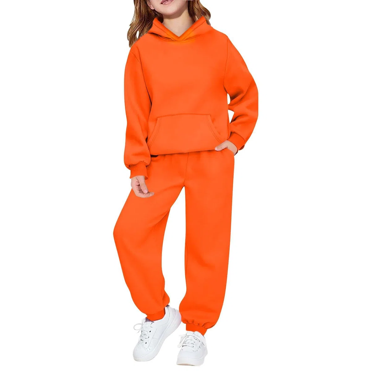 2026 Mädchen Langarm-Jogginghose mit, lässiges zweiteiliges Outfit, weich, bequem, sportlich, wear für Kleinkinder, Jugendliche, Kinder, Kleidung