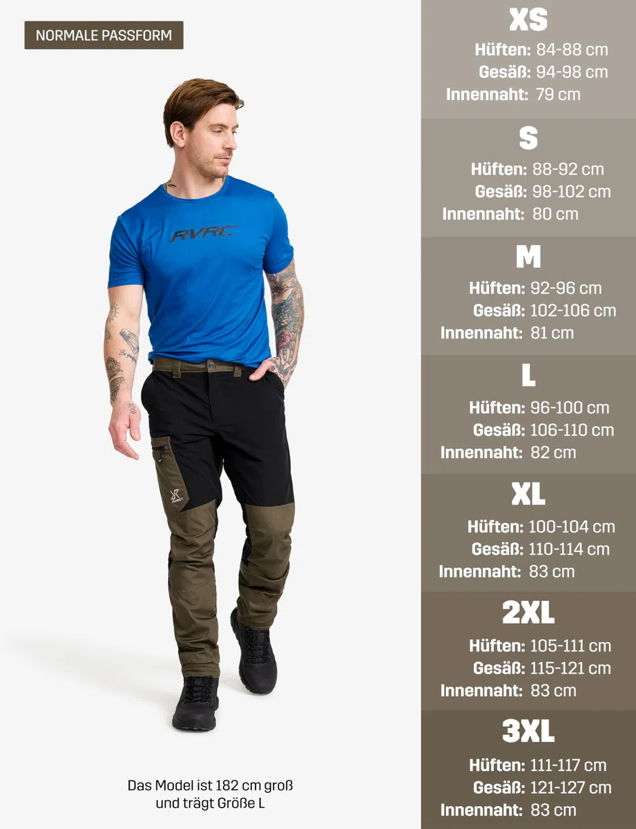 RevolutionRace Rambler Lightweight Pants für Herren, Robuste und leichte Wanderhose für draußen