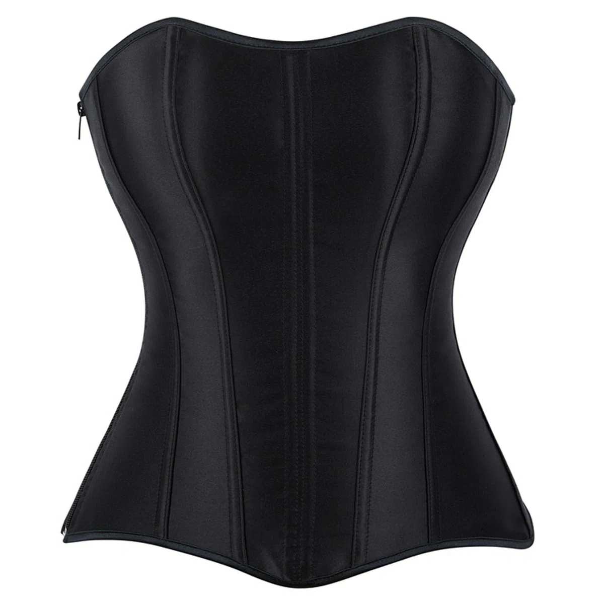 Generisch Damen Schnür-Korsett mit Stäbchen, Sportunterbrustkorsett, Taillenmieder, Spitze, Push-Up-Body, Weihnachten, Halloween, Hochzeit, Cosplay, Gothic-Kostüme Black,White XS,S,M,L,XL,XXL