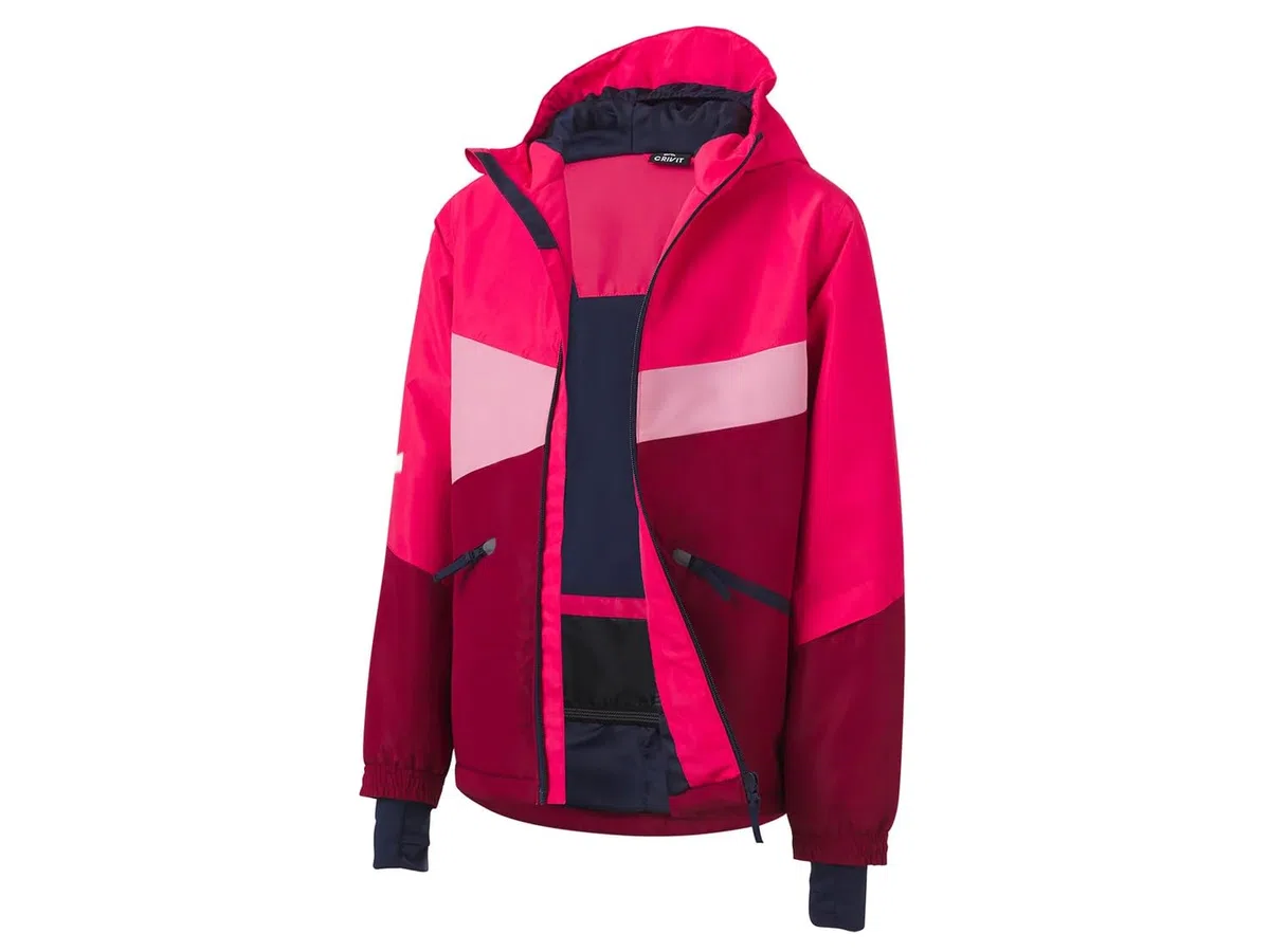 Crivit Kinder & Jugendliche Ski Jacke Skijacke Girls wasserabweisendes Obermaterial