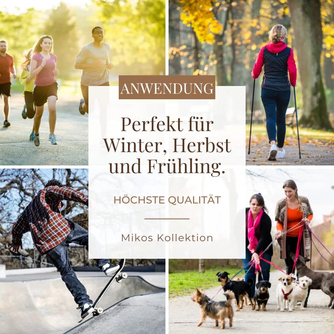 Mikos* Damen Set Mütze & Loop Baumwolle Long Beanie Hut mit Schal-Loop Herbst Winter Tolles Warm, Stretchy Elastischer, Wintermütze Junge-n Mädchen Streetwear 703