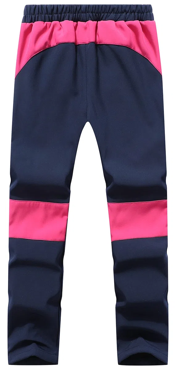 Kinder Softshellhose Skihose Warm Gefüttert Thermohose Winter Wasserdicht Winddicht Schneehose Jungen Mädchen Wanderhose