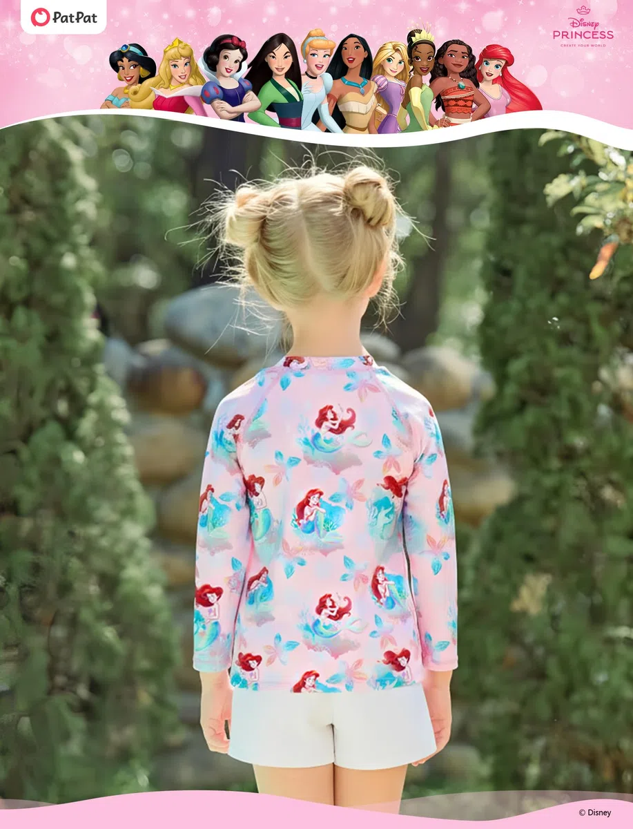 Disney Marvel Spiderman Stitch Rashguard-Shirt, Minnie Ariel, LSF 50, Schwimmshirt, Jungen/Mädchen, Surf-Schwimmanzug, Oberteil, Kinder-Bademode, 2-14 Jahre