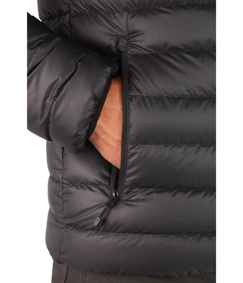Marmot Herren Highlander Hoody Leichte Daunenjacke, warme Winterjacke, wasserabweisende Steppjacke, winddichte Funktionsjacke, klein packbare Outdoorjacke mit Kapuze (1er Pack)
