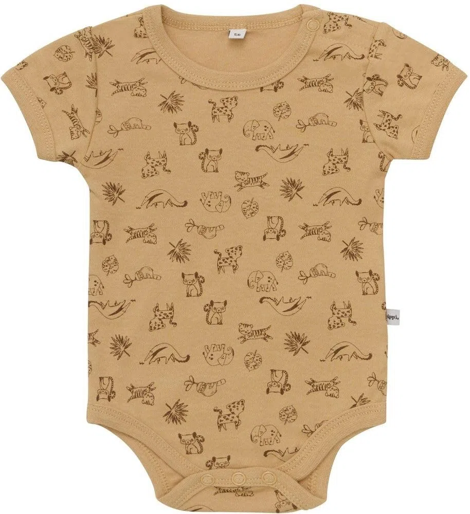 Pippi made with love Unisex Baby Body Ss Ao-printed (4-pack) Formender Body