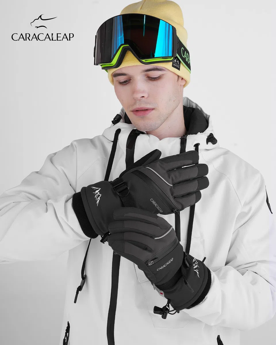 Skihandschuhe Männer Frauen Schnee Handschuhe Winddicht Winter Wasserdicht
