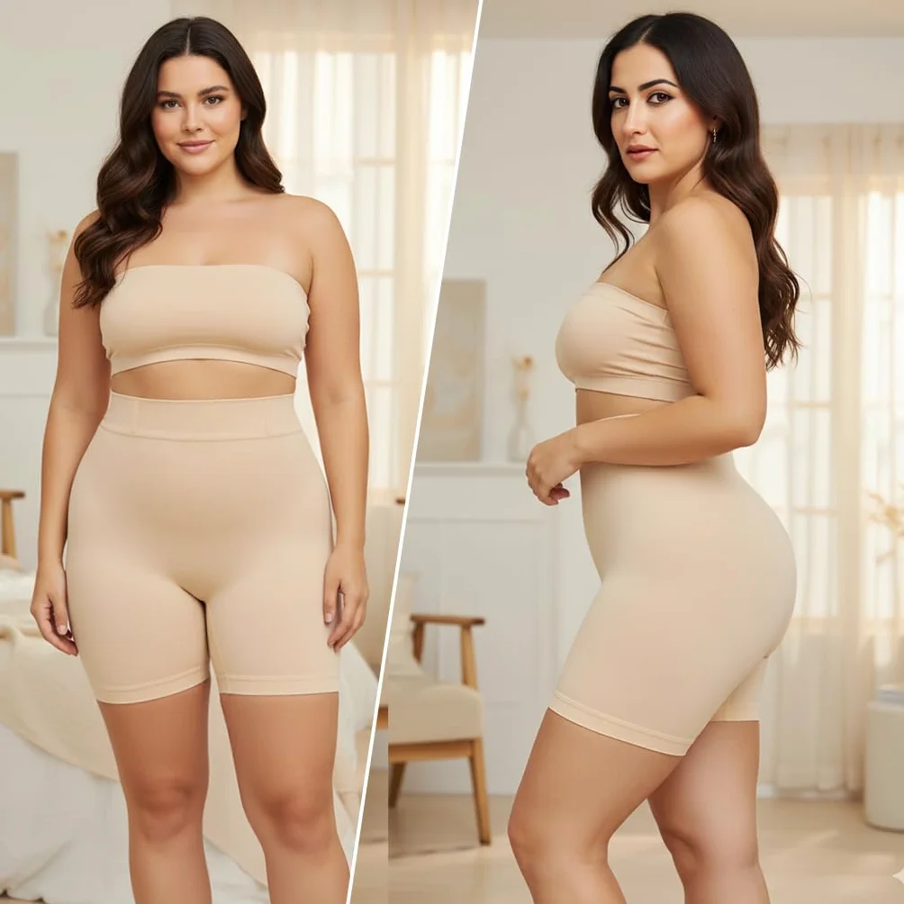 SHAPERX Shapewear Unterhose Bauchweg Damen Figurformend Miederhose Stark Formend Body Shaper Shaping Shorts