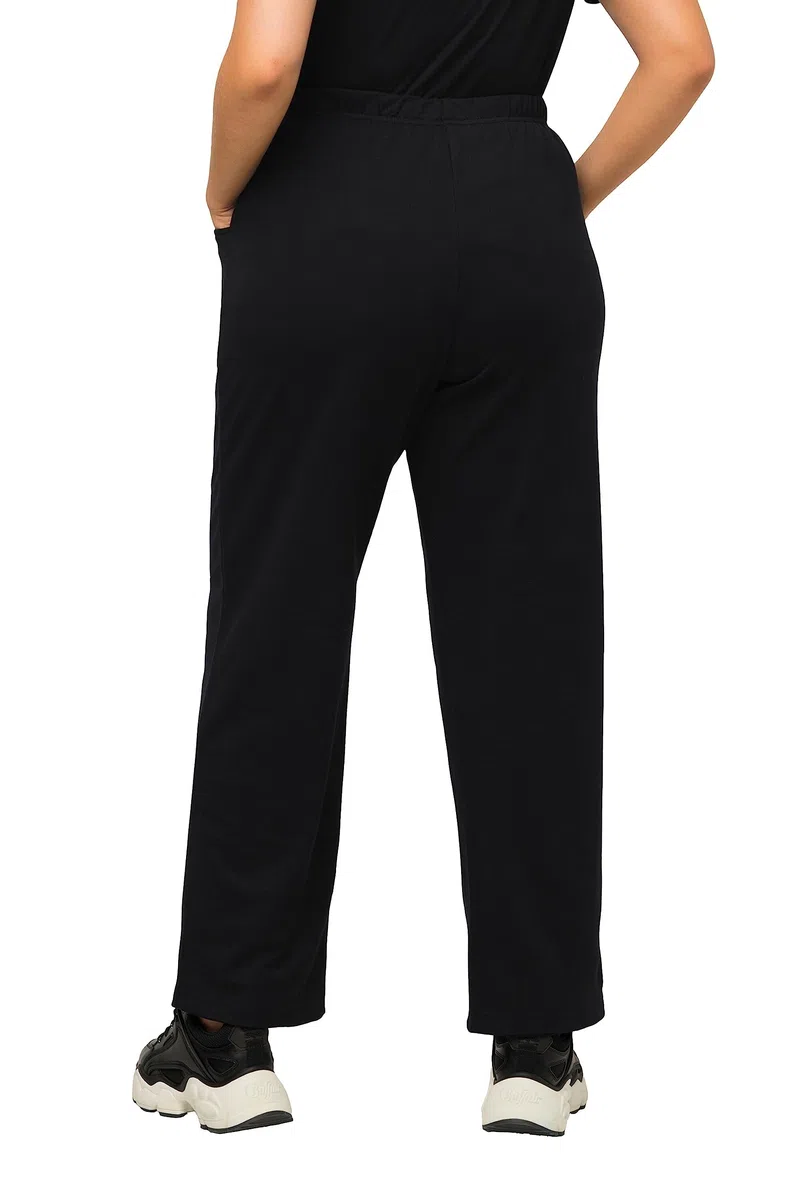 Ulla Popken Damen große Größen Übergrößen Plus Size Jogginghose, gerades Bein, Gummibund 624781