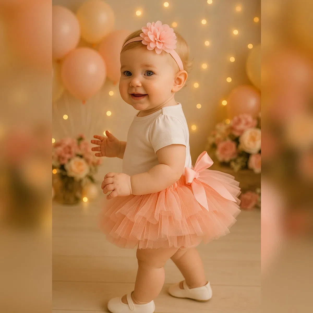 HOOLCHEAN Baby-Mädchen Flauschiger Tutu Rock
