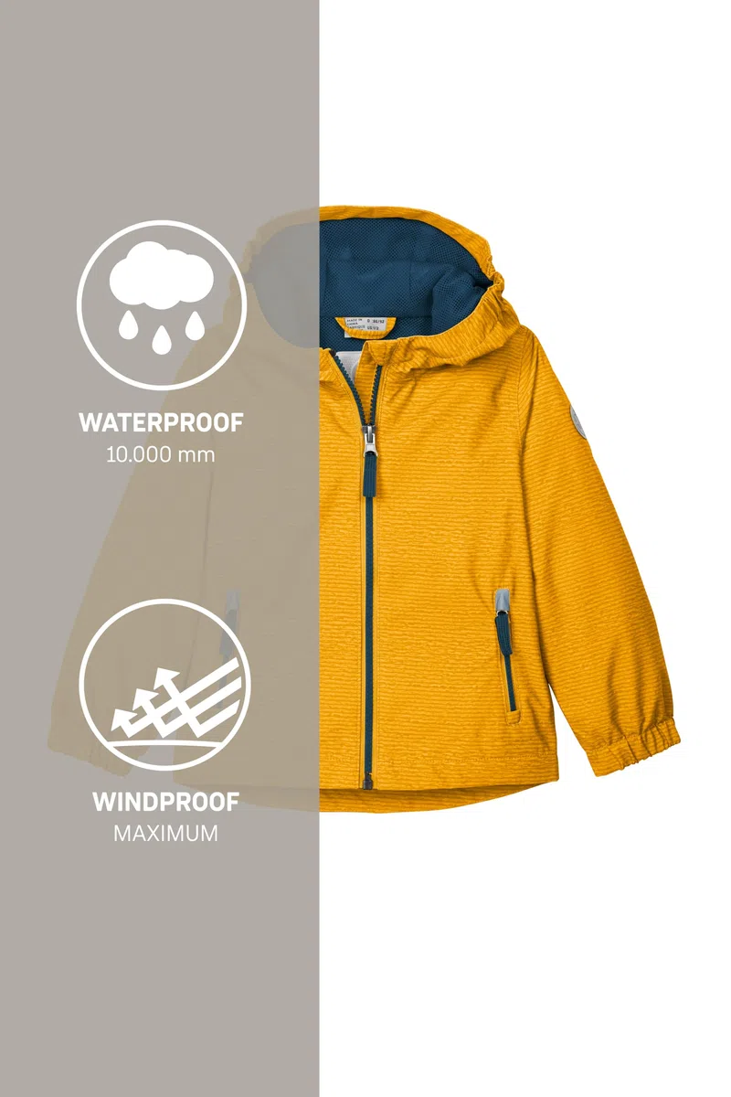 first instinct by killtec Unisex Kinder Fios 6 Mns Jckt Funktionsjacke/Regenjacke mit Kapuze