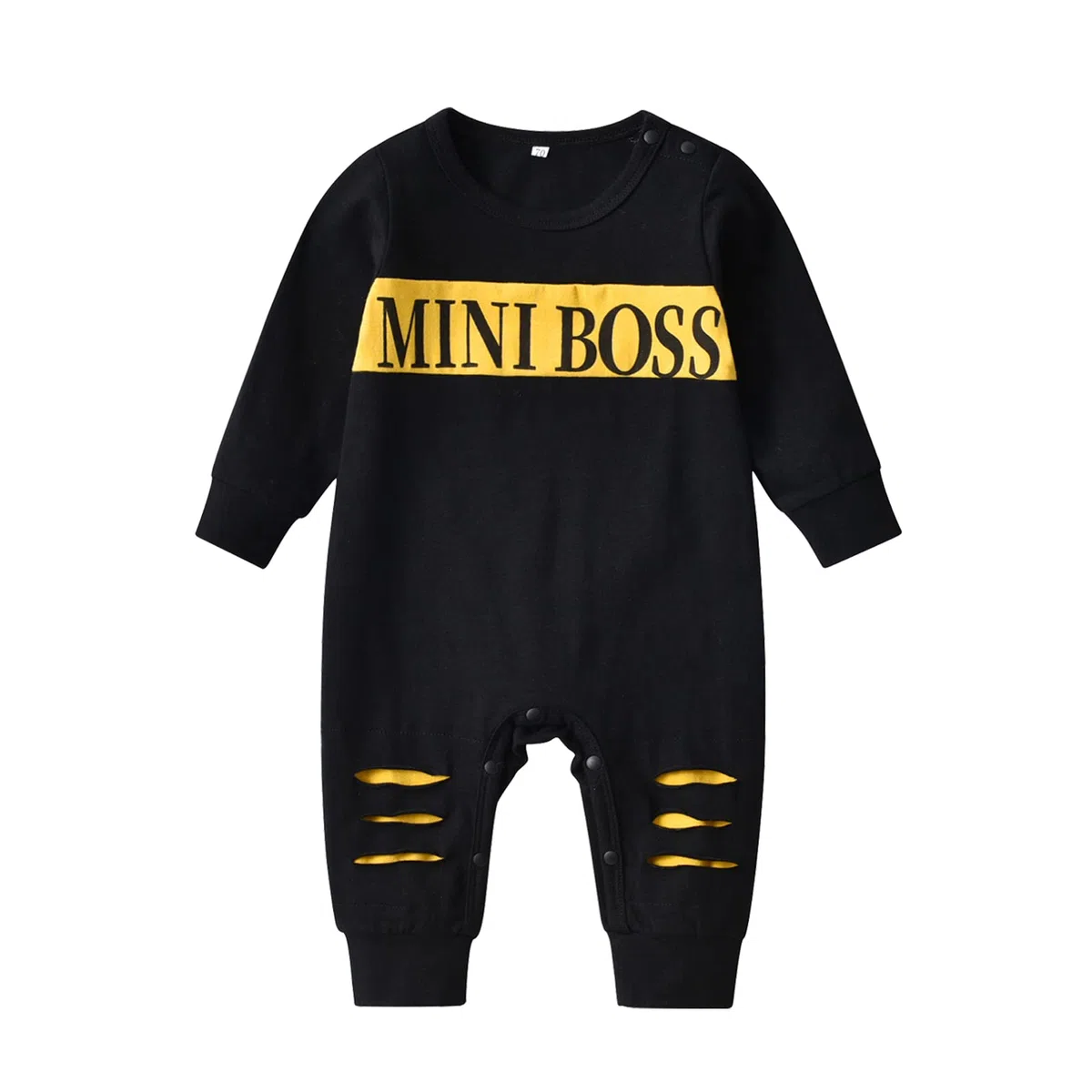 Baby Boy Strampler Einteiliger Overall Briefdruck Langarm Baby Outfits